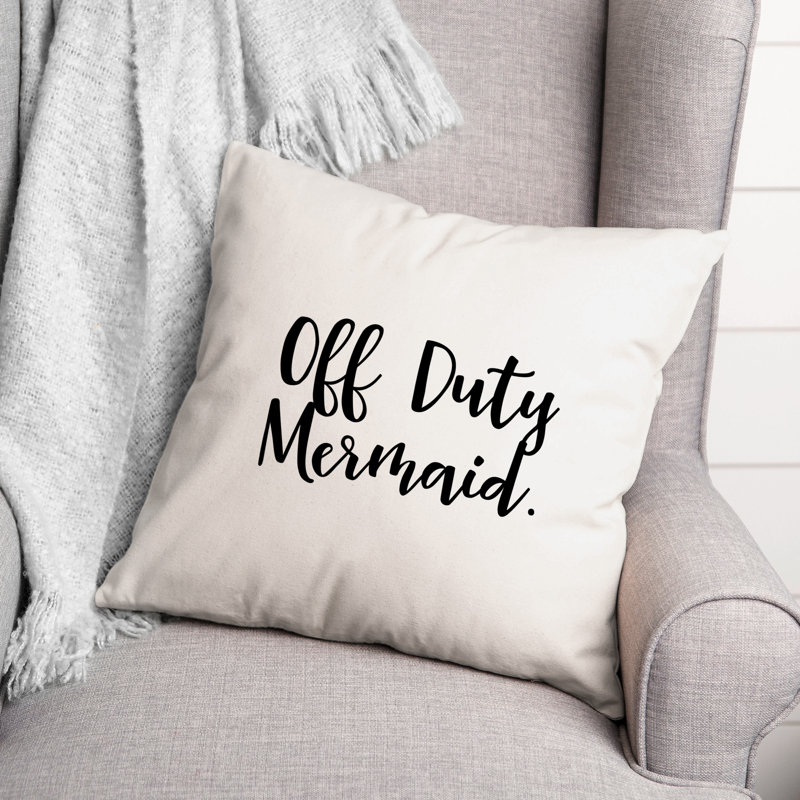 Coussin décoratif noir et blanc