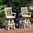 Bruce Square Slat Back Rustic Log Cabin Style Bar Stool - Unfinished - Set of 2-126402280-126402283
