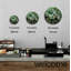 Horloge murale en marbre vert - Art abstrait pierre émeraude - Décoration moderne en verre trempé - Horloge ronde de luxe inspirée de la nature pour le salon-547900941-547900915