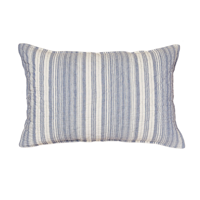 Allen Cotton Blend Striped Quilt
