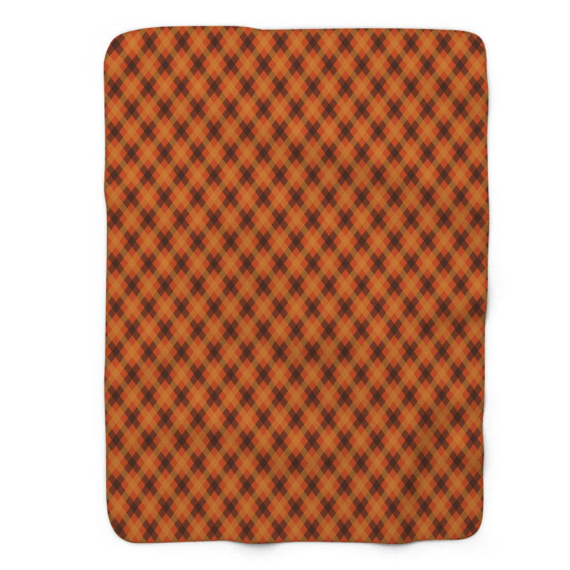 Couverture sherpa citrouille 1 pièce citrouille épice sereine, L 50 po x L 60 po
