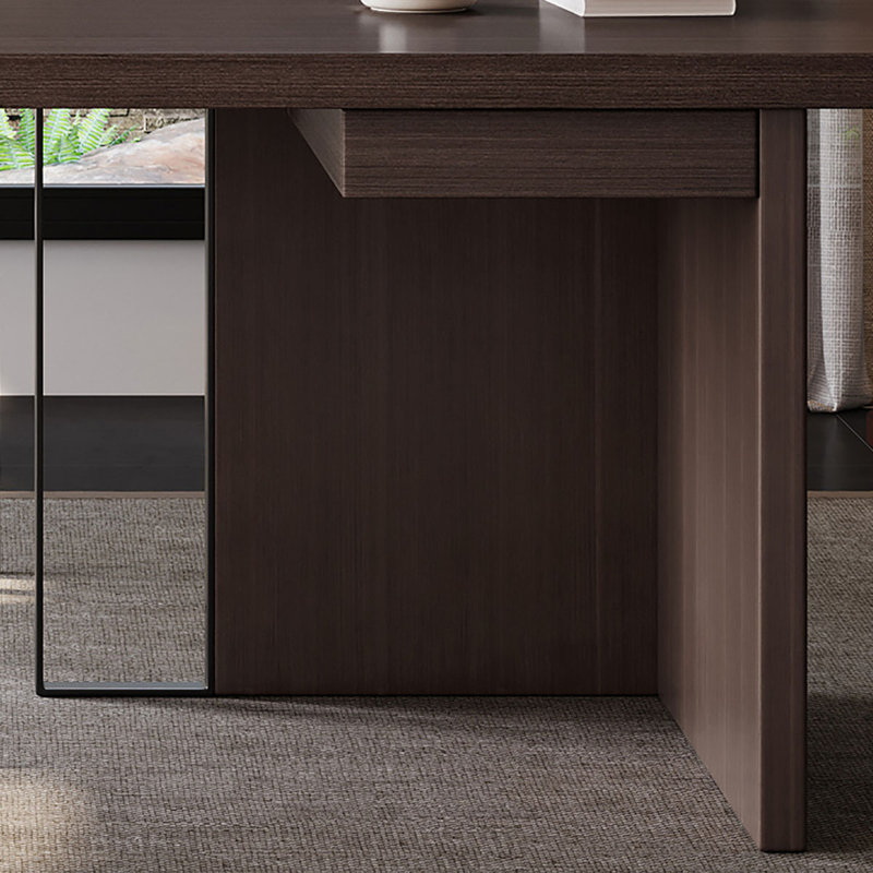 Bureau flottant italien en acrylique, H 29,5 po x l 55,1 po x P 27,6 po