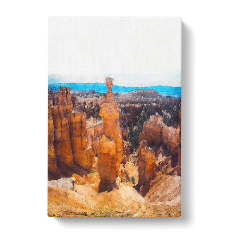 Bryce Canyon In Utah - Wrapped Canvas Print, 50cm H x 35cm W x 3cm D