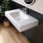 Lavabo de salle de bain mural 39 po