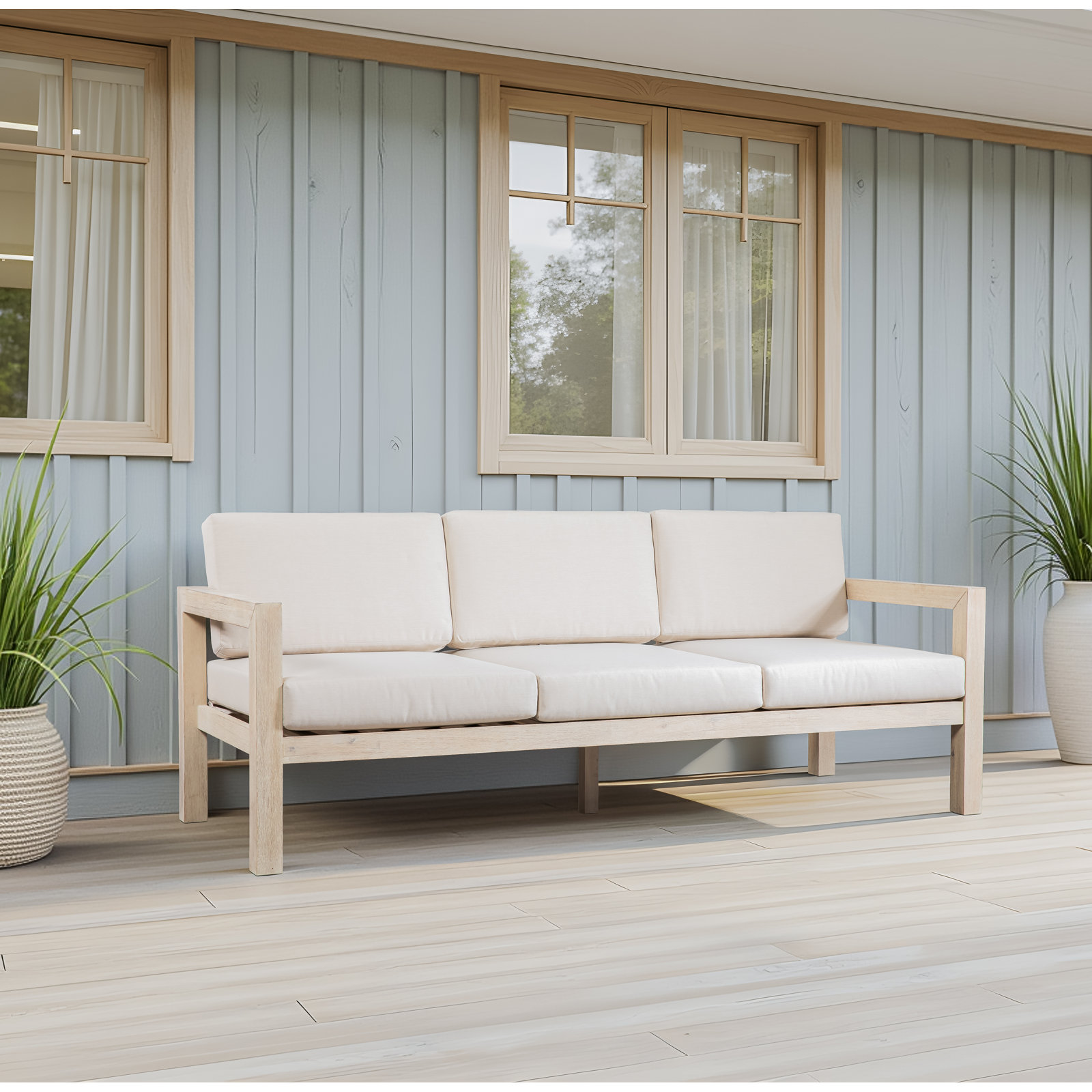 Rosa 80" Eucalyptus Patio Sofa
