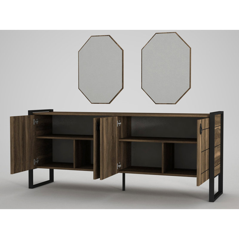 Buffet de 70,9 po de largeur Aganlane