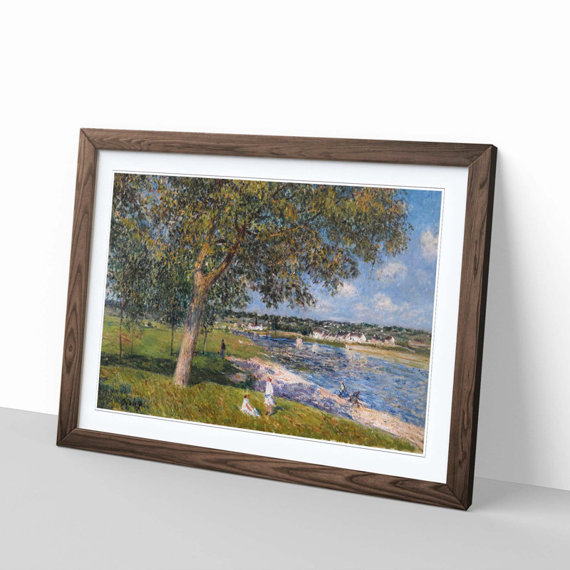 Alfred Sisley - Single Picture Frame Painting, Walnut