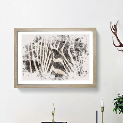 Eye Of The Zebra - Single Picture Frame Painting on MDF