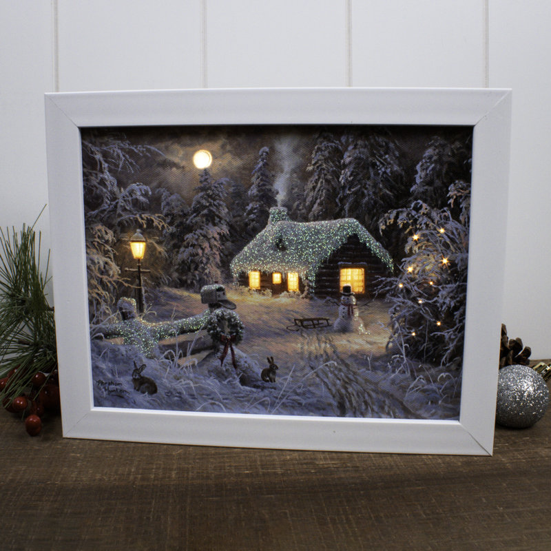 Boîte-cadre lumineuse pour maison de vacances