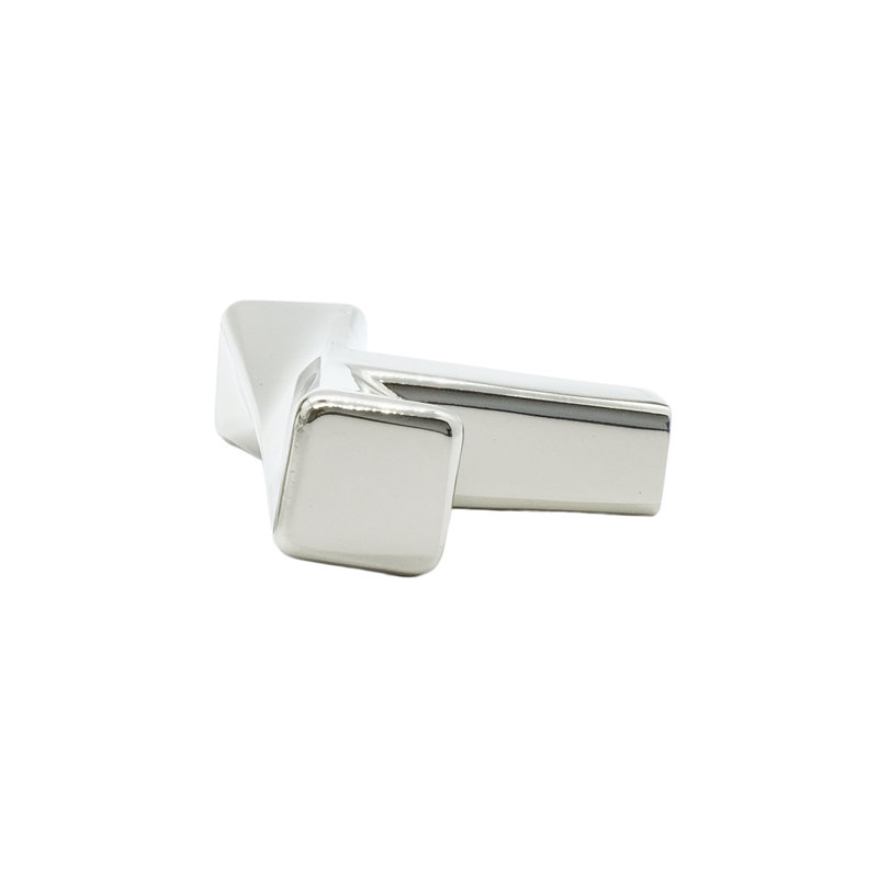 Twist Bar Knob, Polished Nickel