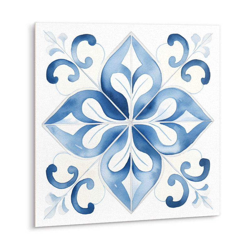 Frederica 30 x 30 cm PVC Tile in Blue