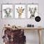 «Pink Rose Jungle Animals», ensemble de 3 giclées par LSR Design Studio-1312570440-1312570434