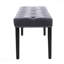 Repose-pieds rembourré en tissu de velours, pour salle à manger, chambre à coucher et repose-pieds-1043250080
