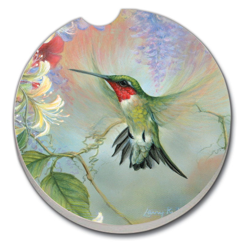 Sous-verre absorbant de la voiture hummingbird