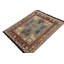 Classic Tribal Rug In Blue, Red, Beige-Brown Geometric Pattern-1200664451