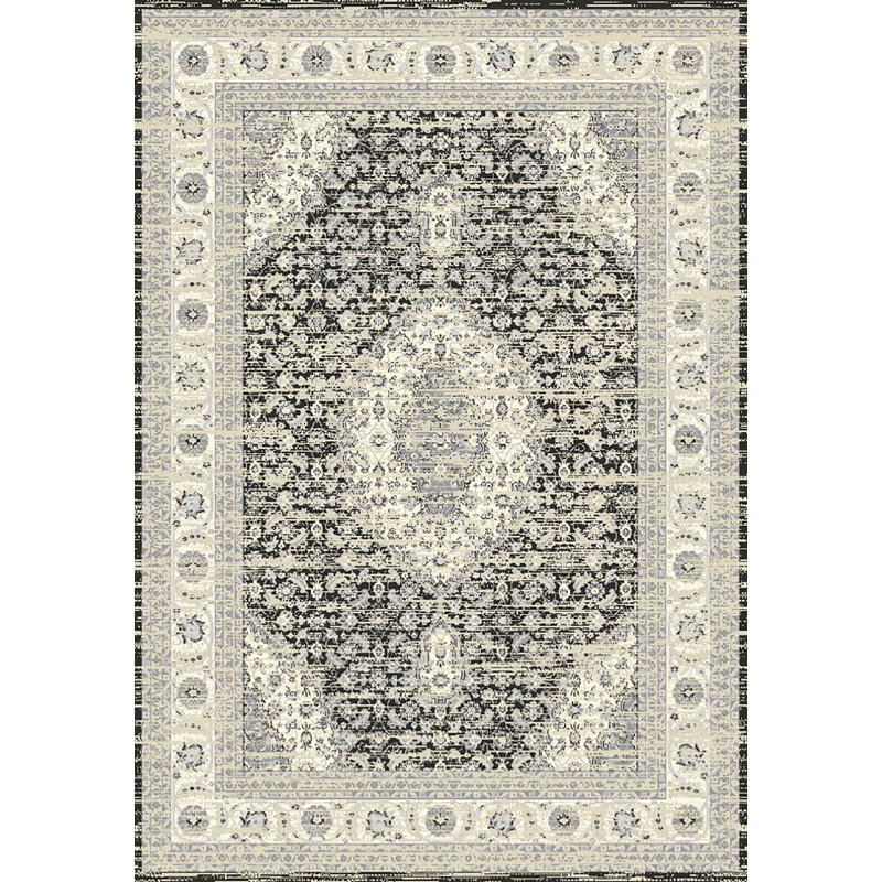 Tapis persan à aspect oriental délavé, Rectangle 5 pi 3 po x 7 pi 5 po