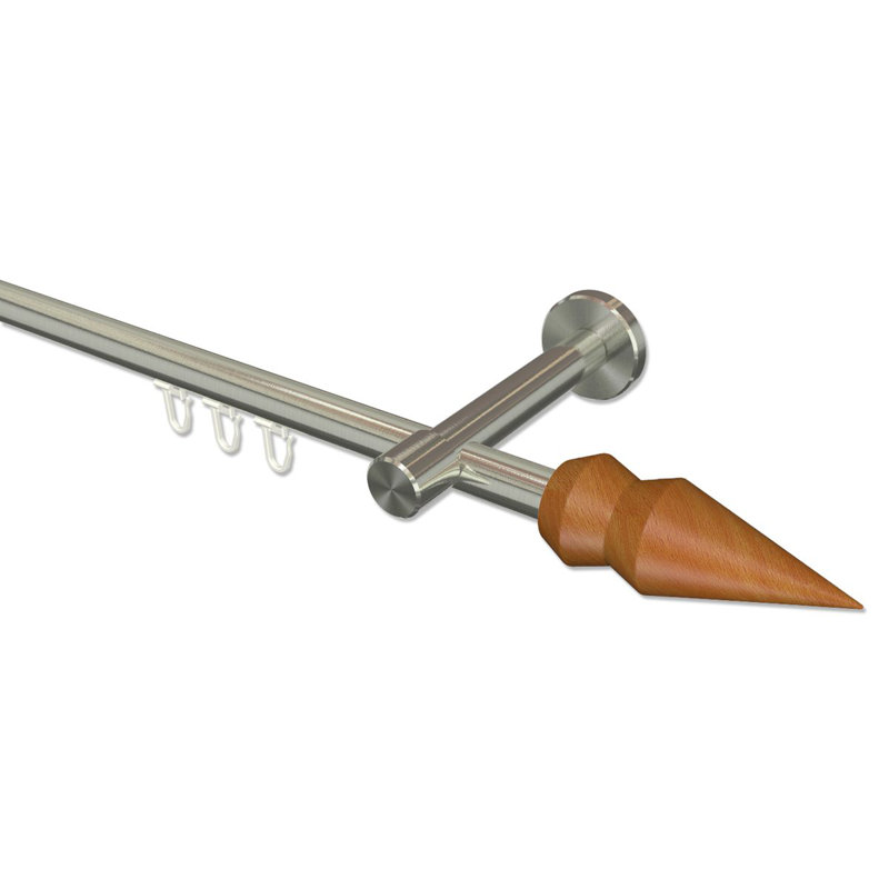 Darell Curtain Pole Set, 5cm H x 420cm W x 11cm D