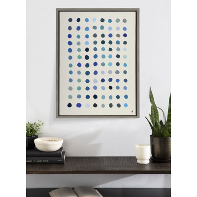 Meditation 5 by Kelly Knaga Framed Canvas Wall Art Print