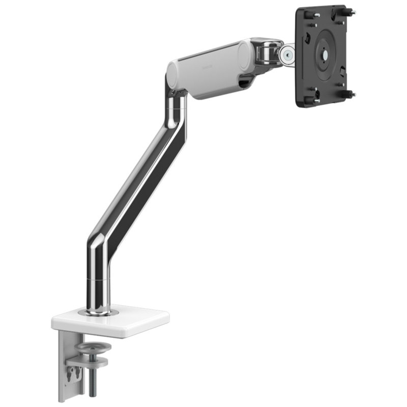 Height Adjustable Universal Desk Mount, White