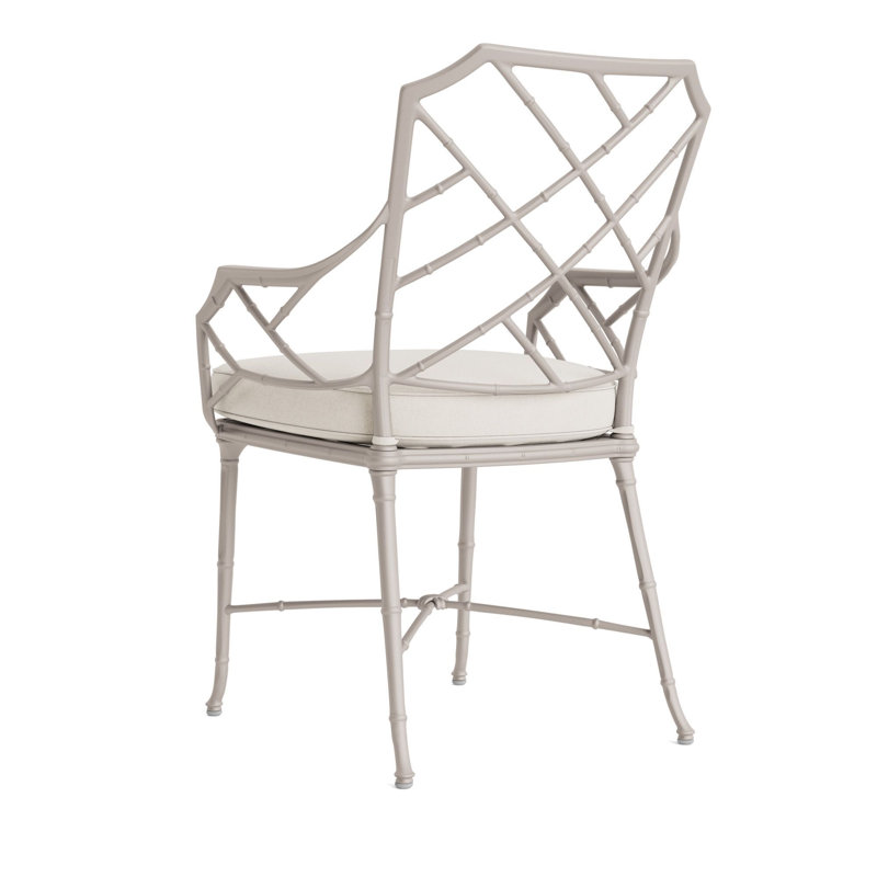Calcutta Outdoor Dining Chair, Fusion Natural, Dove Smooth