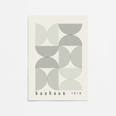 «Green Bauhaus», affiche de composition