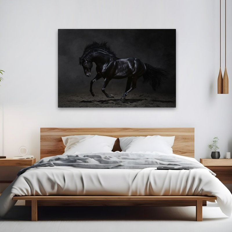 Onyx - photographie, animaux, chevaux, art, H 40 po x l 60 po