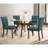 48" Round Dining Table Wood Brown