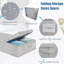 Ensemble de rangement en tissu sous le lit-93835941-93923740