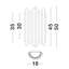 FELIX Aluminium LED Flush Mounted Sconce
