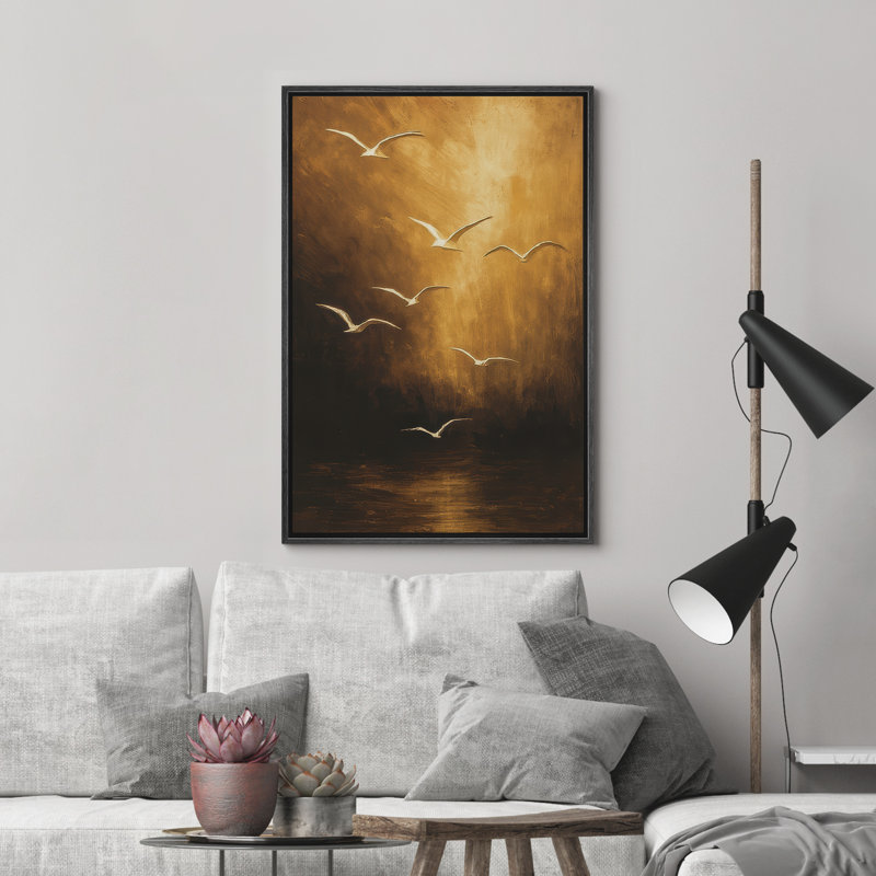 Reproduction d'art abstrait sur toile encadrée pour décoration intérieure moderne, H 24 po x l 16 po, Noir