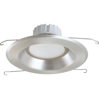 5'' Brushed Nickel LED Reflector Recessed Trim