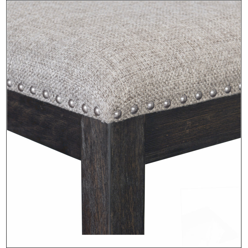 Mobilier de salle à manger de style traditionnel avec cadre en bois 1pc et revêtement Naihead