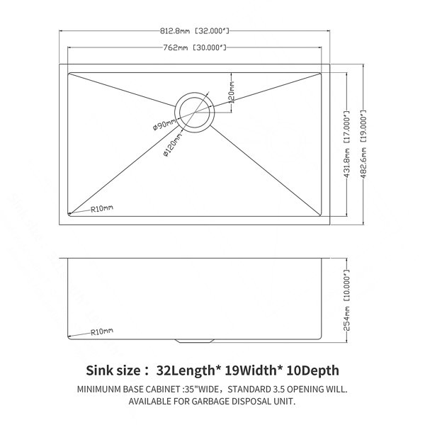 Dimensions du produit