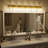 Modern Crystal Bathroom Vanity Lights Gold