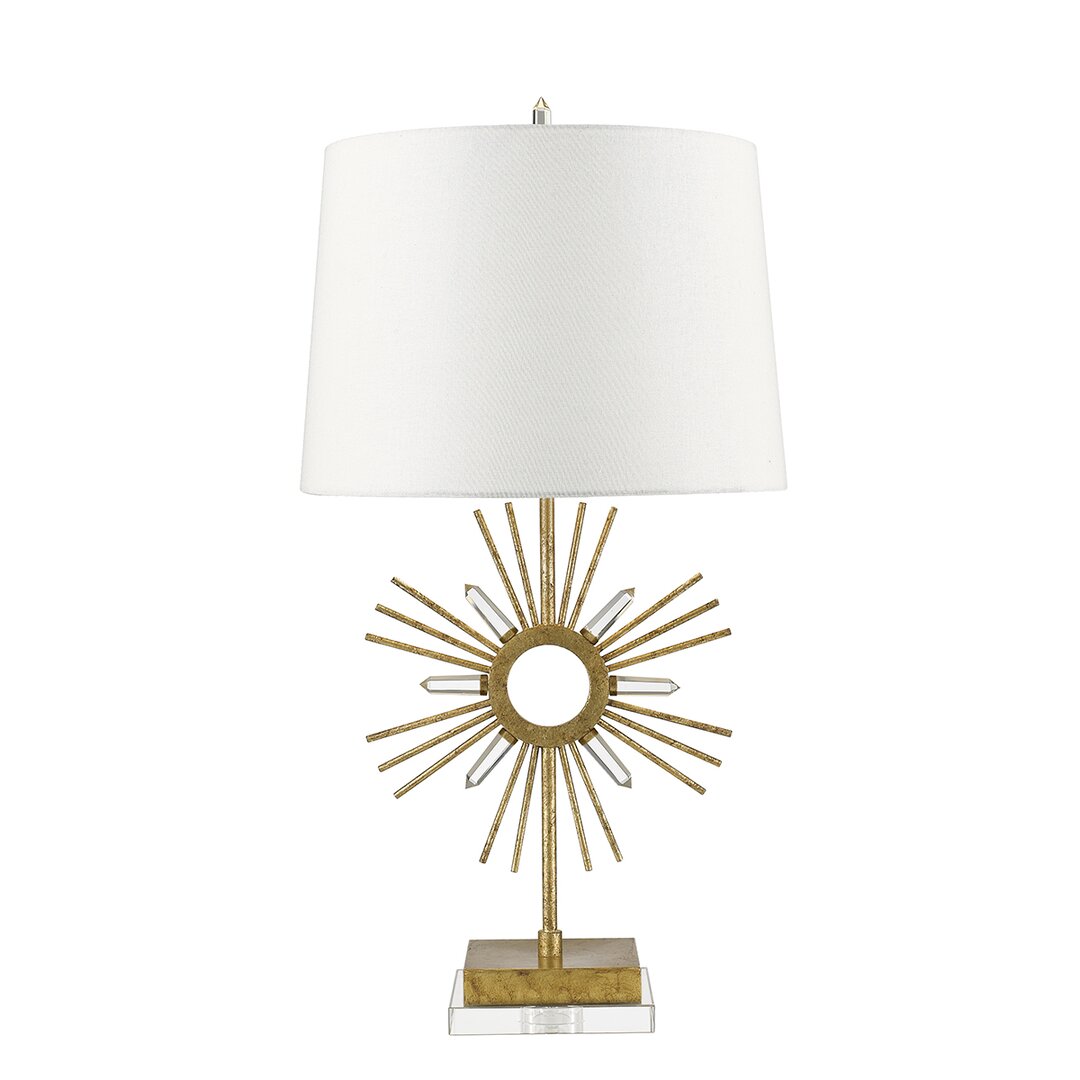 Kilbride 78cm Distressed Gold Tischlampe