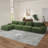 Boneless 4-seat L-shaped Sofa 32d High-resilience Sponge Anti-slip Design Chaise Design Extra-wide Curved Armrests Multi-free Combination No Assembly For Studies Living Rooms Media Rooms-2012658533