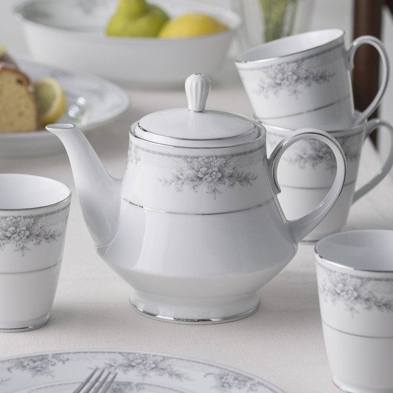 Noritake Sweet Leilani Tea Pot, 38 Oz.