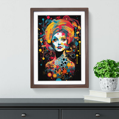 Cancer Zodiac Pop Art - Framed Print