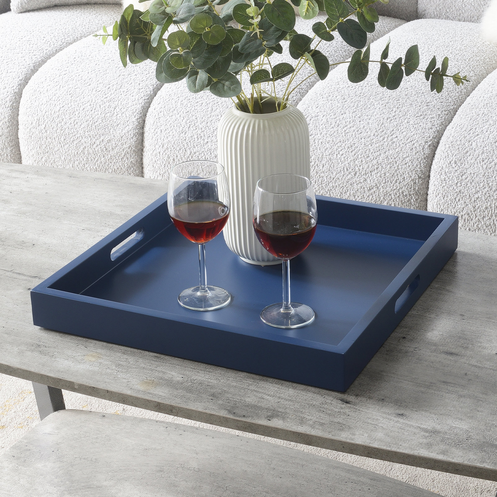 Burke Decorative Tray, Blue