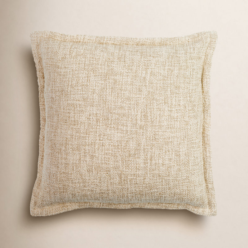 Warbler Throw Pillow, Beige