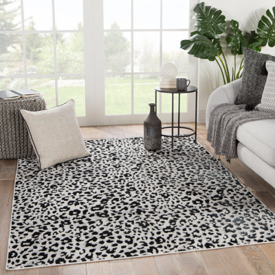 Tapis gris / noir Jocquis