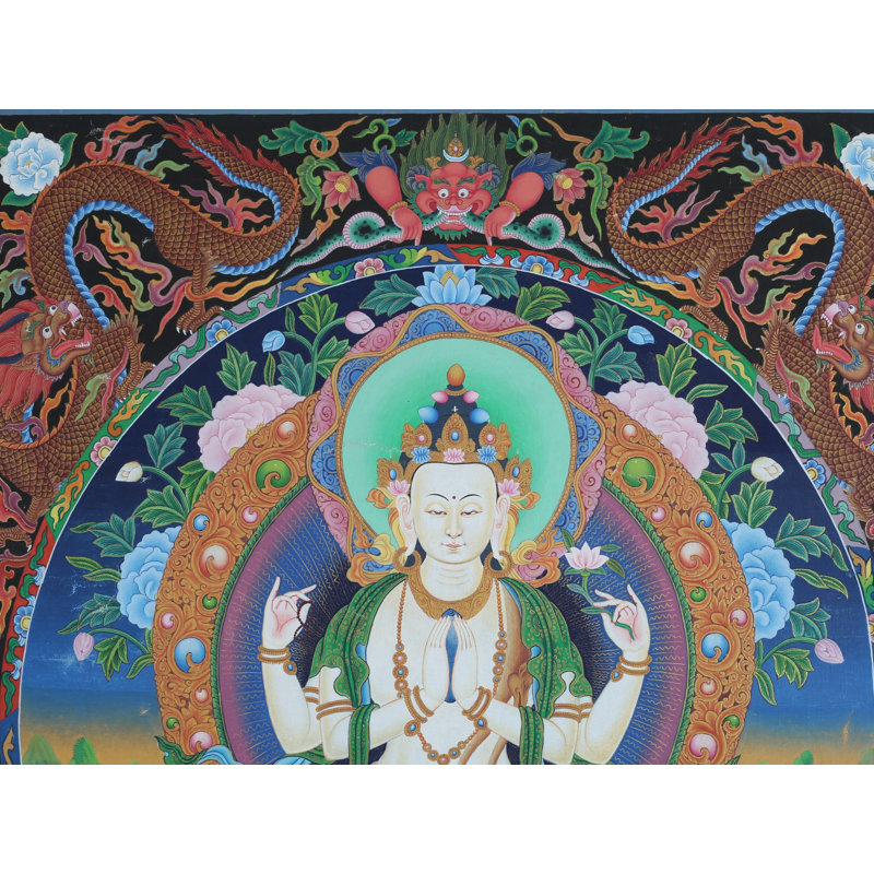 Thangka Newari Chenrezig (Avalokiteshvara)