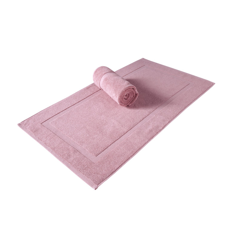 Tapis pour salle de bain Estefano Cambridge, Rose