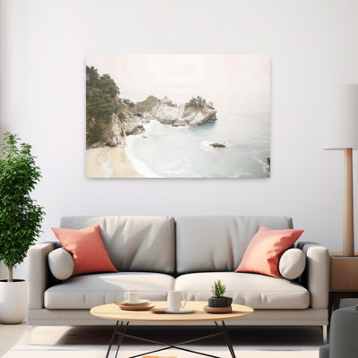 MacWays Falls Contemporary Beach Wall Art