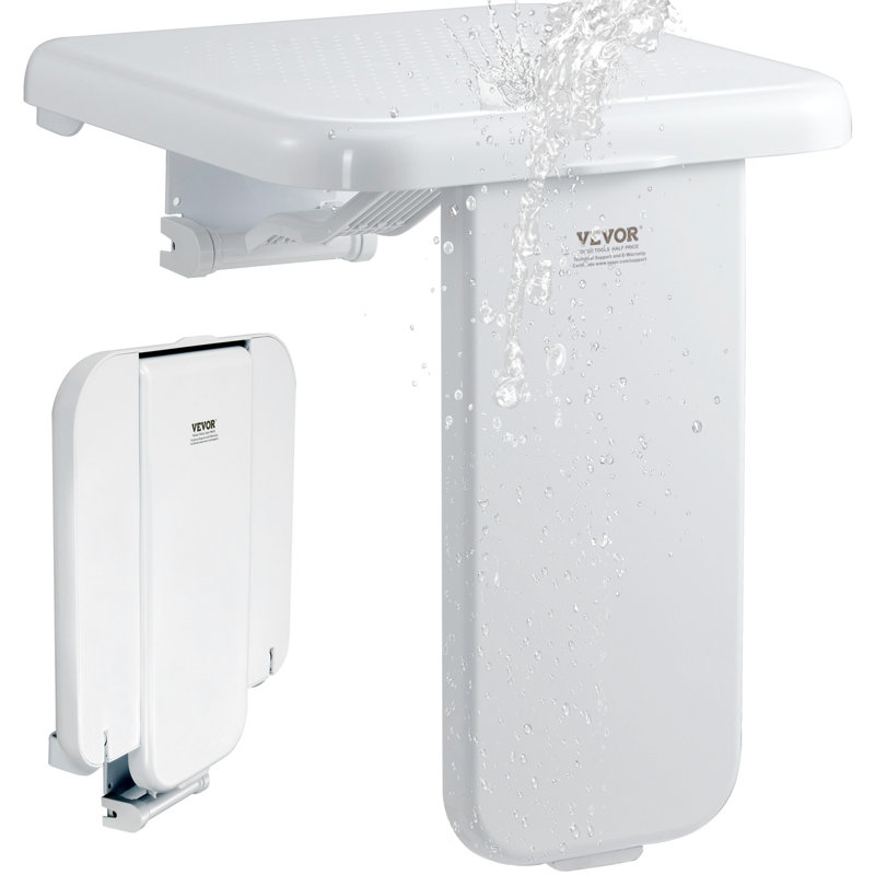 15.7'' W Plastic / Acrylic Shower Bench