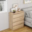 Modern Handle-Free 4-Drawer Storage Chest for Clutter-Free Living-848706316