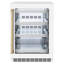 ZLINE Edition 24" Touchstone Fridge w/ DuraSnow Glass Door & Gold Handle-1998559264