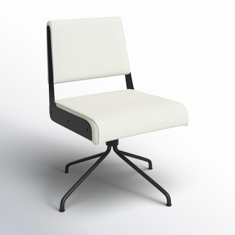 Chaise de bureau Bowerman, Noir, Ivory