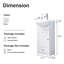 Ensemble de meuble-lavabo simple 18 po blanc-1233653149
