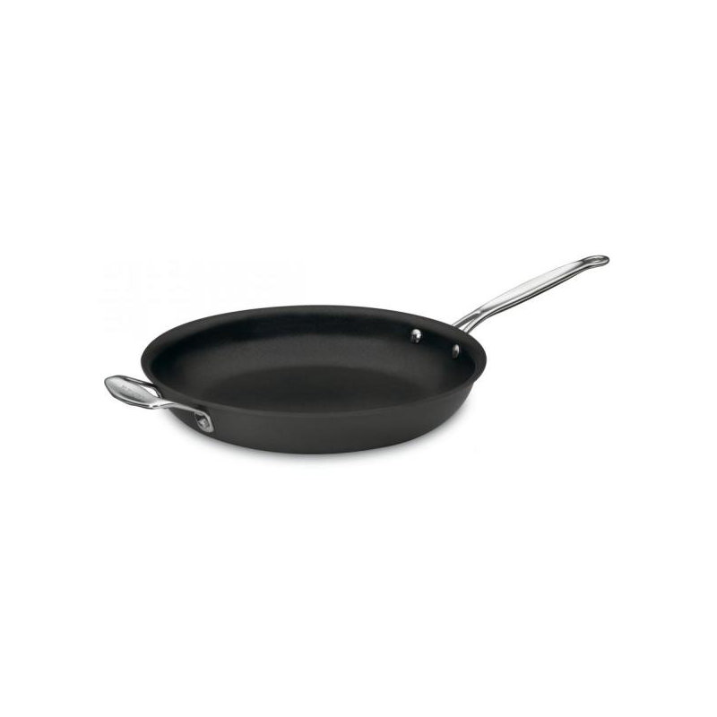Non Stick Stainless Steel Skillet, 12" W